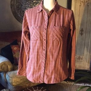 Woolrich Distressed Flannel Shirt